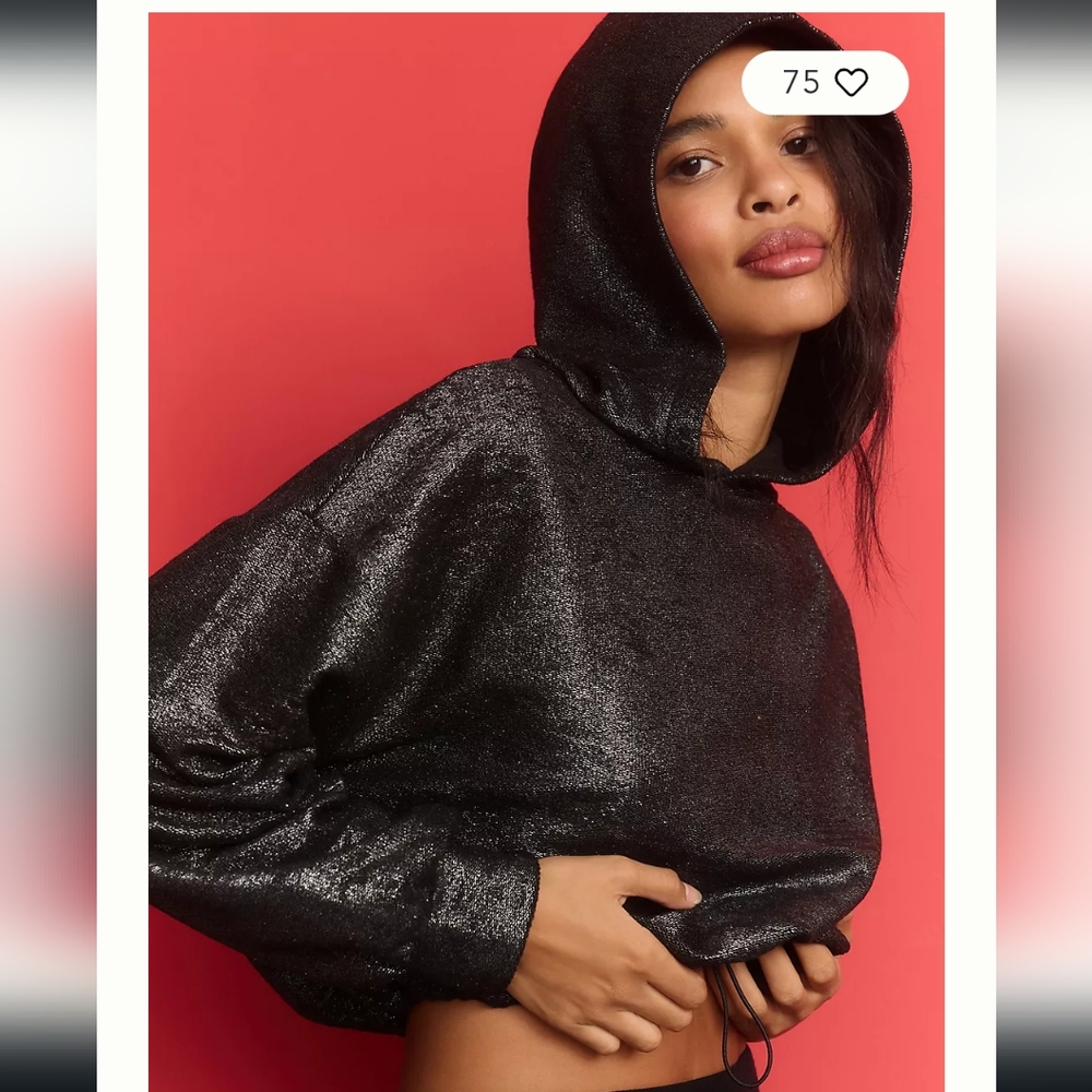 Pilcro Foil Hoodie Anthropologie